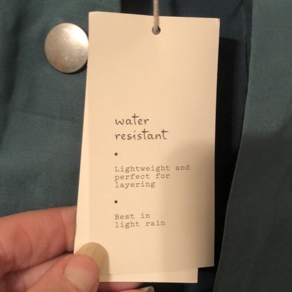 A New Day Light Rain Resistant Hooded Coat Size XS NWT - Picture 6 of 8